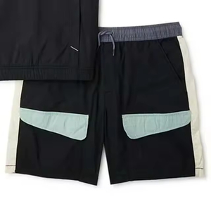 Conjunto Deportivo Corto para Hombre, Chaqueta Cortavientos Transpirable, Pantalones Cortos con Cintura Elástica, Ropa Cómoda para Correr al Aire Libre - Product Image 2
