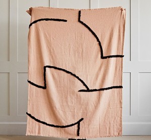 Manta Decorativa de Algodón Hecha a Mano con Textura Tufted – Manta Boho Texturizada para Sofá, Decoración del Hogar para Sala de Estar - Product Image 5