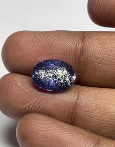 Iolite naturelle facettée, pierre de soleil, iolite bleue pour la fabrication de bijoux. - Product Image 2