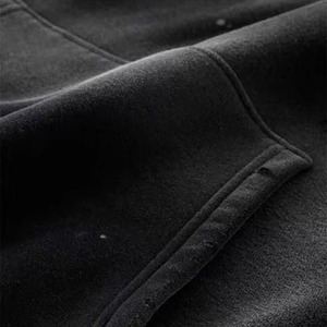 Prix de gros : Sweats à capuche pour hommes, coupe ajustée, délavés à l'acide, avec logo personnalisé, coupe oversize, motif uni, pour l'automne, style vintage vieilli - Product Image 4