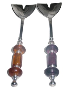 Juego de cubiertos de acero inoxidable de tendencia a la moda, lindo diseño único, servidor de pasteles para cocina, hoteles, restaurantes - Product Image 1