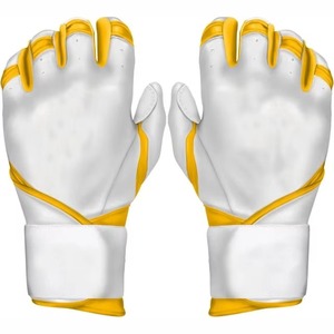 White Green <b>Leather</b> <b>Fingerless</b> Sports <b>Gloves</b> With Hook And Loop Closure Unisex All Seasons Non Slip Grip - Product Image 4