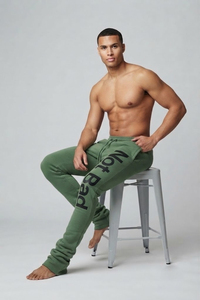 Pantalones Deportivos de Hombre, Corte Ajustado, con Cordón, Bolsillos y Estilo Jogger, Largos, para Descansar - Product Image 4