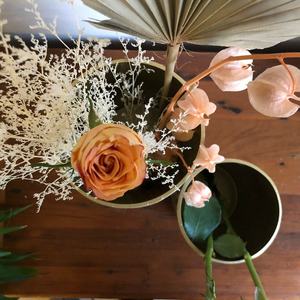 Bone Inlay Handcrafted Eco-Friendly Floral Decorative Waterproof <b>Small</b> Plant Pot Christmas Season Indoor/Outdoor Home Decor - Product Image 2