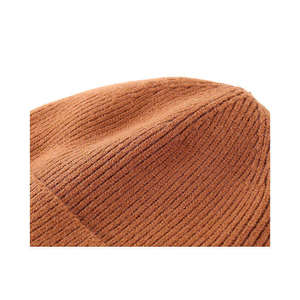 Unisex Winter Beanie <b>Hat</b> Solid Color Knit Woolen <b>Cap</b> Fleece Lined Warm Ski <b>Cap</b> Casual Outdoor Wear 56-58CM Adult Size - Product Image 2
