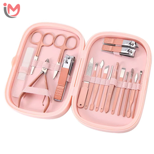 18pcs Infant Stainless Steel Nail Clippers Kit Manicure Set Professional Portable Classic Luxury Nail Care Grooming Tools - Product Image 1