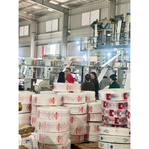 Sacs de courses en plastique jetables biodégradables en HDPE, écologiques, personnalisés, prix d'usine OEM, sacs à emporter imprimés « Merci » - Product Image 6