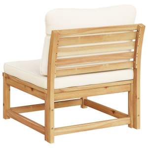 โซฟาไม้กระถินณรงค์สีครีมไวท์สำหรับสวน - Product Image 6