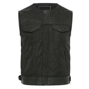 High Quality Racing Jersey Leather Motorcycle Vest Men Protective Riding Sleeveless Jacket Windproof Waterproof Plus Size - Product Image 1