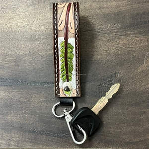 พวงกุญแจหนังวัวสำหรับทุกเพศ - Product Image 5