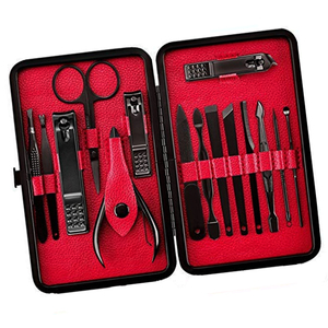 Juego de Manicura y Pedicura Profesional de Lujo, Kit de Cuidado de Uñas de Acero Inoxidable, Cortaúñas, Cortacutículas, Caja de Herramientas de Aseo - Product Image 4