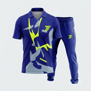 Uniforme de Cricket de Moda, Camiseta Personalizada para Equipo, Logotipo Impreso Personalizado, Secado Rápido, Transpirable, Ecológico, Sublimación, 100% Poliéster, al por Mayor - Product Image 6