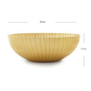 ชามโลหะทนทานพร้อมเครื่องครัวตกแต่งทำมือสำหรับสลัด ผลไม้ และของว่าง เหมาะสำหรับใช้ในบ้าน โรงแรม และงานแต่งงาน - Product Image 1