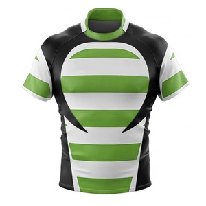 Ropa Deportiva Estampada a Precios Razonables, Jersey de Rugby de Manga Corta, Producto de Alta Demanda, Transpirable, Ligero, Servicio OEM, Protección UV - Product Image 5