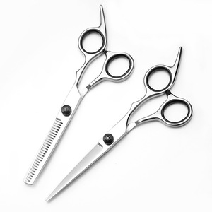 Custom Stainless Steel Beauty Hair Cutting Scissors <b>Set</b> for Salons and <b>Barbers</b> Thinning Shears - Product Image 2