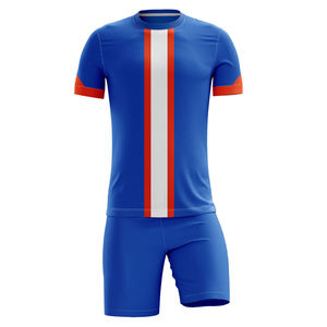 Uniforme de Fútbol Personalizado para Equipo, Jersey y Pantalones Cortos de Tela Suave de Secado Rápido, Ropa Deportiva de Alto Rendimiento - Product Image 1