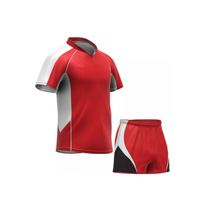Camiseta de Rugby Unisex de Manga Corta, Sublimada con Logotipo Personalizado, Transpirable y de Secado Rápido - Product Image 1