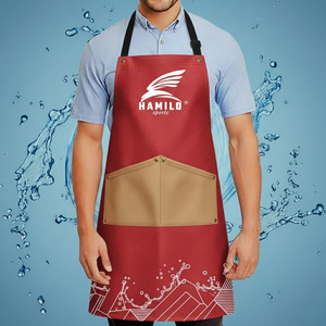 Delantal de Carpintero Ajustable de Algodón Resistente con Correa Cruzada y Bolsa para Herramientas, Uniforme de Trabajo con Color Personalizado para Personal de Restaurantes y Bares - Product Image 3