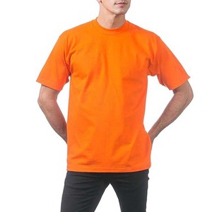 Camisetas de Hombre Personalizadas de Color Naranja, Manga Corta, Cuello Redondo, Estilo Casual de Verano, Corte Regular, Algodón y Poliéster, Secado Rápido - Product Image 3