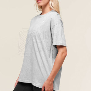 Vente directe usine – T-shirts décontractés élégants grande taille pour femmes, respirants, séchage rapide, 100 % coton, pour style urbain, vente en gros - Product Image 3