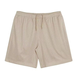 กางเกงขาสั้นออกกำลังกายผู้ชายผ้าโพลีเอสเตอร์แบบมีกระเป๋า สำหรับวิ่ง เพาะกาย ฟิตเนส ยิม กีฬา ลำลอง สไตล์วินเทจ - Product Image 1