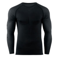 Rashguards pour hommes sur mesure, prix de gros, légers, manches longues, fournisseur direct usine, haute qualité