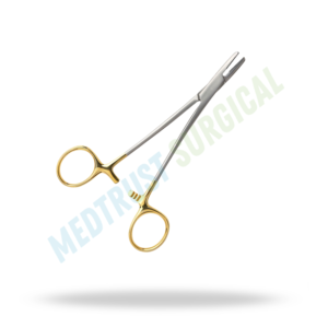 เมโย เฮการ์ ที.ซี. ที่จับเข็มผ่าตัดทังสเตนคาร์ไบด์พร้อมด้ามจับสีทอง - Product Image 3