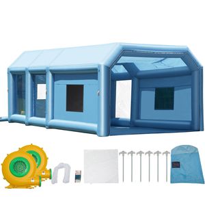 Cabina di Verniciatura Gonfiabile Portatile per Auto e Piccoli Camion 27.9 X 15.7 X 10.8 ft con Sistema di Illuminazione LED 950W+750W per Essiccazione - Product Image 6