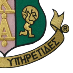 Patch brodé Alpha Kappa Alpha rose et vert, à coudre ou thermocollant, pour vestes, sweats, sacs, chapeaux et vêtements - Product Image 2