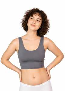 Débardeur en coton à col rond personnalisé pour femmes - Yoga et sport, décontracté, tricoté, respirant, couleur unie, longueur normale, tissu 220g - Product Image 2