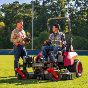 เครื่องตัดหญ้าแบบนั่งขับ Zero Turn สำหรับงานหนัก ออกแบบมาเพื่อการตัดหญ้าอย่างรวดเร็วและมีประสิทธิภาพในสภาพแวดล้อมอุตสาหกรรมและฟาร์ม - Product Image 6