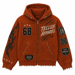 Nouveauté Hiver : Sweat à Capuche Homme Style Unique Respirant en Polaire 100% Coton Coupe Oversize – Offre Spéciale - Product Image 1