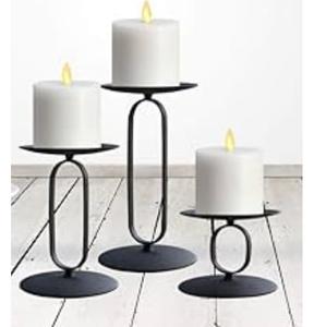 Portavelas de Diseño Exclusivo para Navidad y Bodas, Portavelas de Diseño Moderno de Metal para Velas de Té - Product Image 3