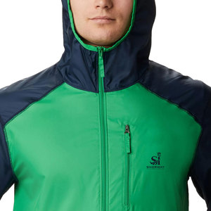 Travel Ready <b>Packable</b> Hooded Windbreaker <b>Jacket</b> Lightweight Full Zip Foldable Men Winter Front Logo - Product Image 5
