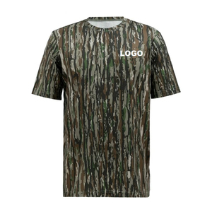 Camiseta de Pesca y Caza Ligera con Estampado de Camuflaje y Diseño de Corteza de Árbol para Hombre, Personalizable con Logotipo, Ropa Deportiva para Exteriores, OEM, Venta al Por Mayor - Product Image 4