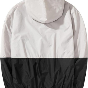เสื้อแจ็คเก็ตกันลมแบบมีฮู้ดสำหรับผู้ชาย แฟชั่นกันน้ำ ผลิตแบบ OEM ในปากีสถาน เสื้อฮู้ดสตรีทแวร์สำหรับผู้ชาย เสื้อแจ็คเก็ตกันลมสำหรับฤดูหนาว สไตล์ลำลอง - Product Image 2