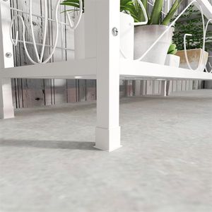 Supporto per Fiori Elegante con Recinzione e Traliccio - Prodotto per Giardino - Product Image 3