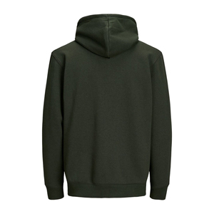 Sweat-shirt à capuche gris pour homme, coupe classique, tissu jersey, pull décontracté avec poche avant, coupe-vent d'hiver, séchage rapide, respirant - Product Image 2