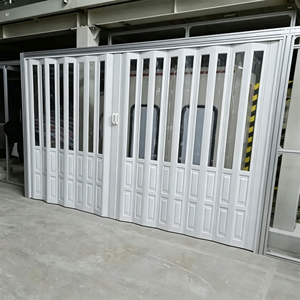 <span class=keywords><strong>Porte</strong></span> <span class=keywords><strong>pliante</strong></span> en cristal transparent coulissant en matériau polymère pliable, portes pliantes en <span class=keywords><strong>pvc</strong></span> en accordéon - Product Image 4