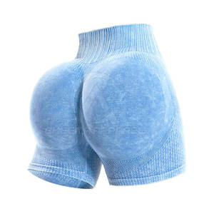 Shorts Deportivos de Cintura Alta con Efecto Scrunch para Mujer, Ropa de Yoga y Fitness con Diseño Elástico y Ajustado - Product Image 3