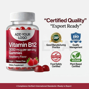 Gomitas de Vitamina B12 de 3000 mcg, Suministro Directo de Fábrica |   Suplemento Dietético de Marca Privada OEM - Product Image 3