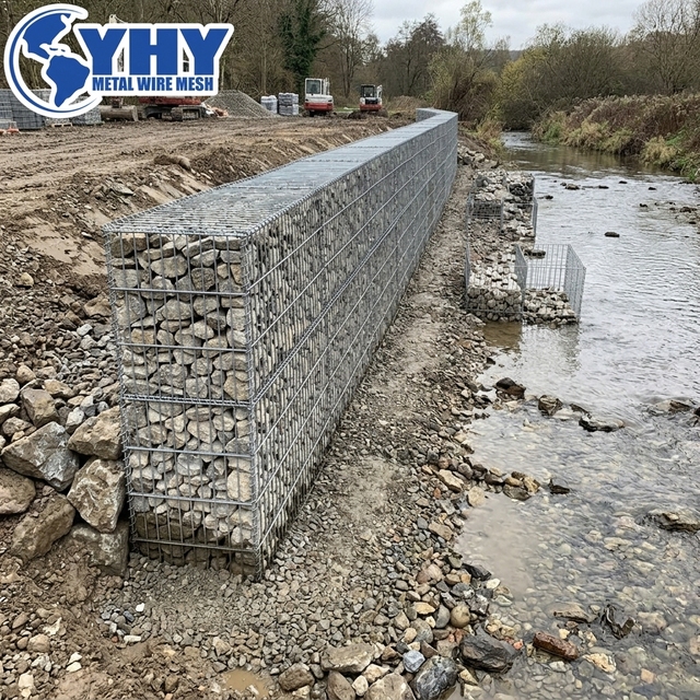Heavy Duty Welded Gabion Box Galfan Coated Stone Cage for River Bank Stabilization Erosion Control Highway Retaining Wall