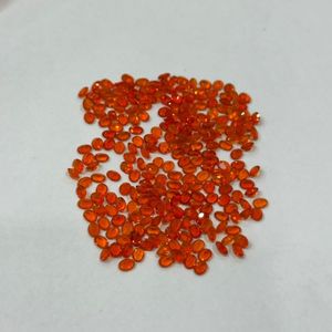 Gem Quality Natural Fire <b>Opal</b> Oval Cut 6x4mm Calibrated Loose Orange <b>Opal</b> Gemstones Untreated Madagascar Wholesale Grade - Product Image 4
