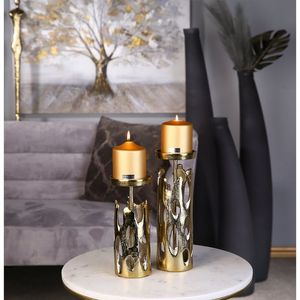 Indian Exporter Stylish Aluminium <b>Candle</b> Holders for Tabletop Decor or Romantic Dinner Lighting Available for <b>Bulk</b> Quantity - Product Image 2