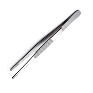 Pinzas Dentales de Acero Inoxidable de Alta Calidad para Aplicación de Algodón, Punta Recta Dentada, Reutilizables, Manuales - Product Image 3