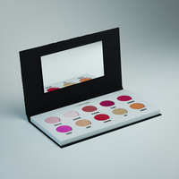 INNORHINO Emballage personnalisé pour palette de fards à paupières, vernis à ongles, huile, boîte en papier rigide biodégradable et recyclable, finition mate