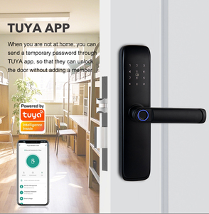 Cerradura Inteligente para Puerta Zigbee Bluetooth 5.0 Homekit, Desbloqueo por Huella Dactilar, Cerradura Inteligente para Puerta Interior para <span class=keywords><strong>Mr</strong></span> Aqar, Tarjeta Clave, Cerradura para Puerta Homekit - Product Image 3