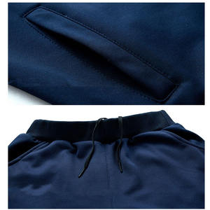 Ensemble de survêtement pour homme en couleur unie, veste + pantalon, survêtement décontracté pour homme, survêtement de haute qualité - Product Image 6