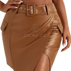 Jupes en cuir légères et respirantes à prix abordable, nouvelle collection, très tendance, pour femmes - Product Image 6