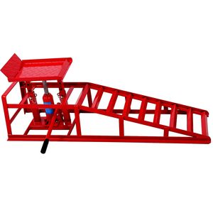 Rampe idrauliche per Auto da 2 confezioni per Auto sollevatore per Auto da 5 tonnellate per telaio di riparazione automobilistico rosso per Auto idraulico - Product Image 4